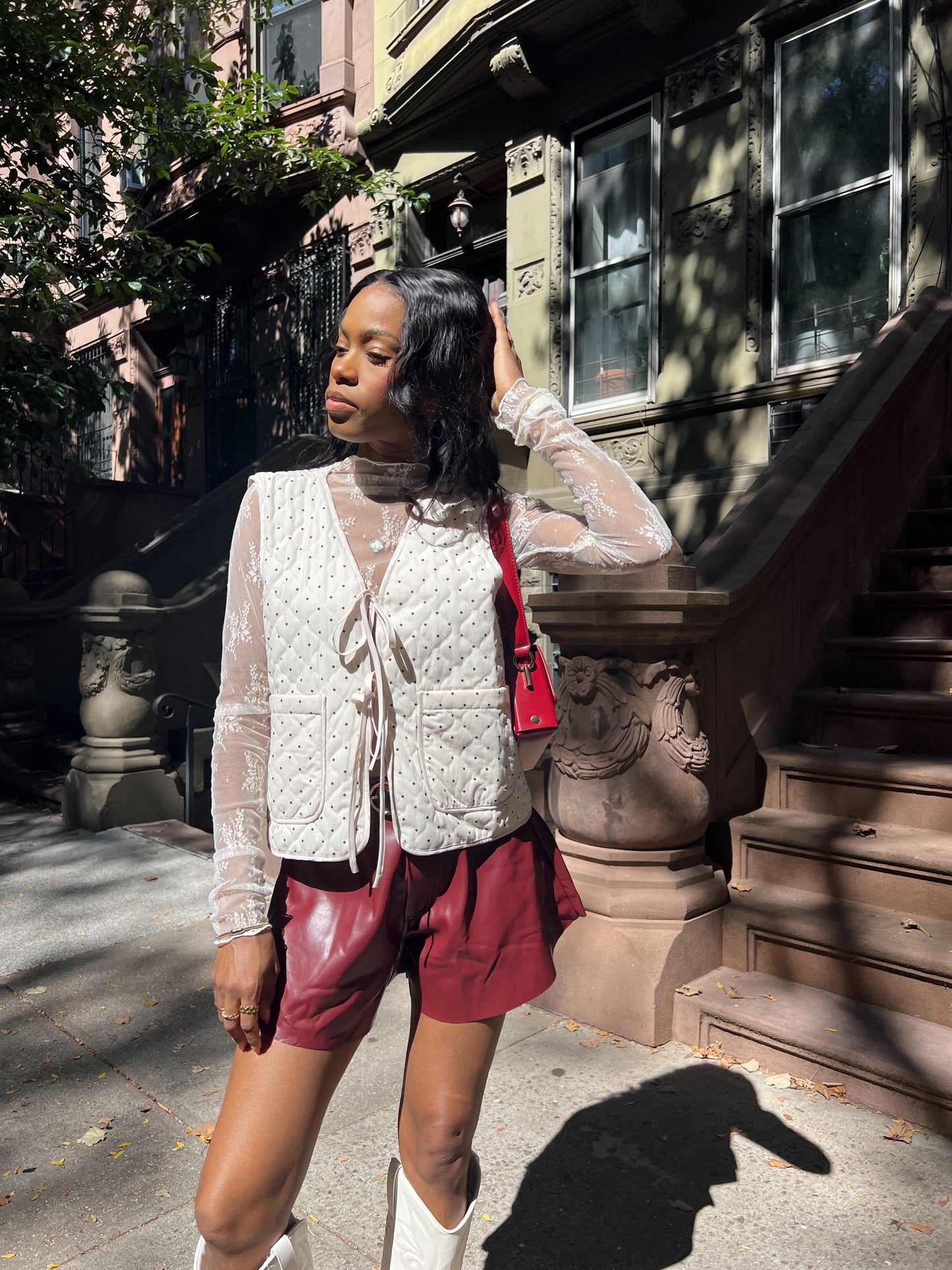 Darling Polka Dot Vest