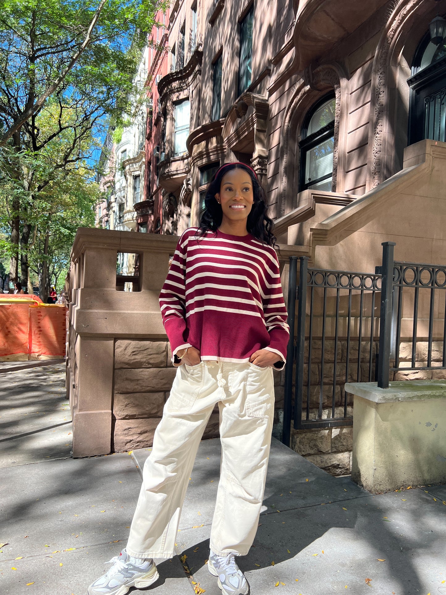 Cafe Striped Sweater