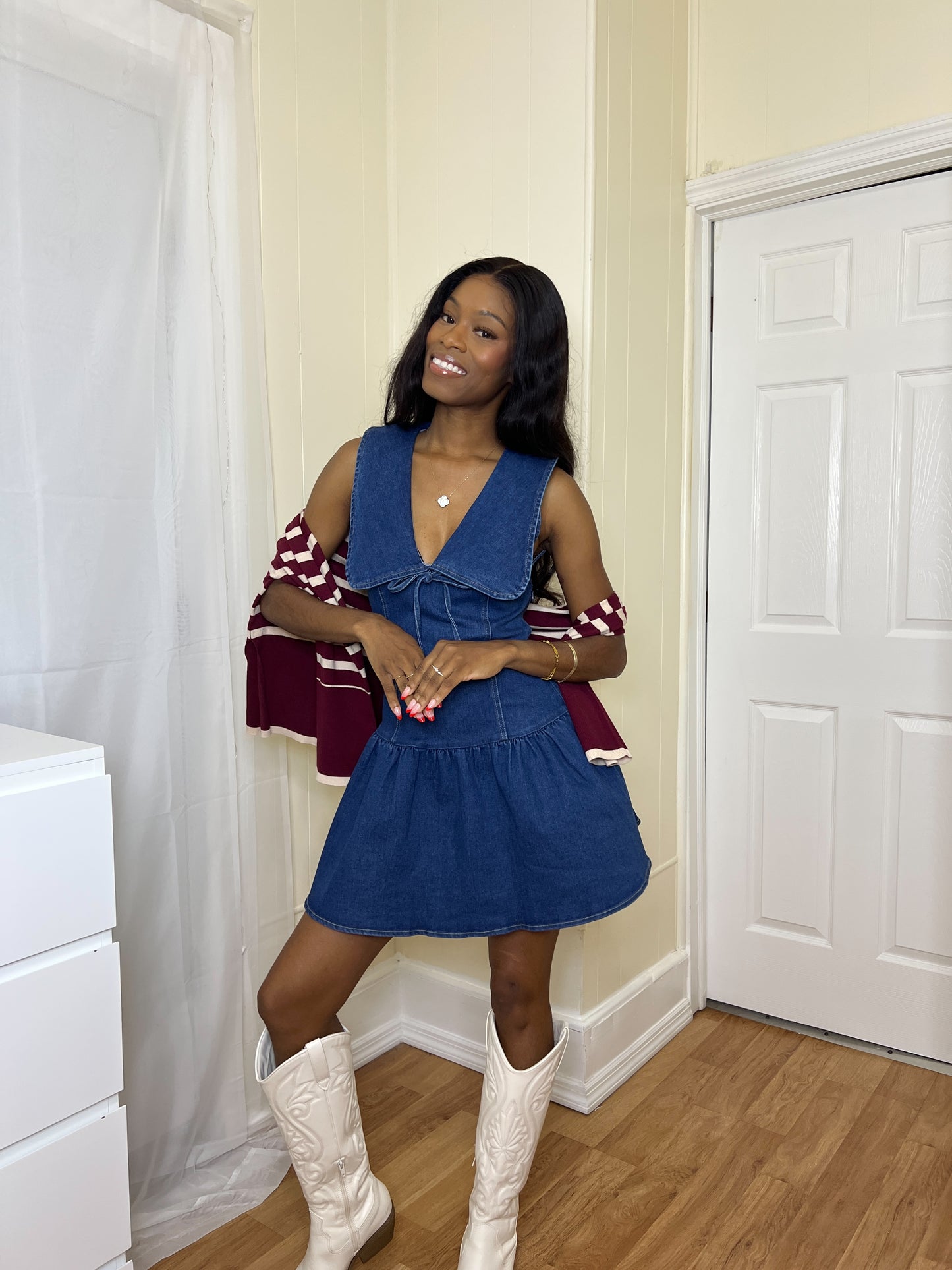 Sunday Stroll Denim Dress