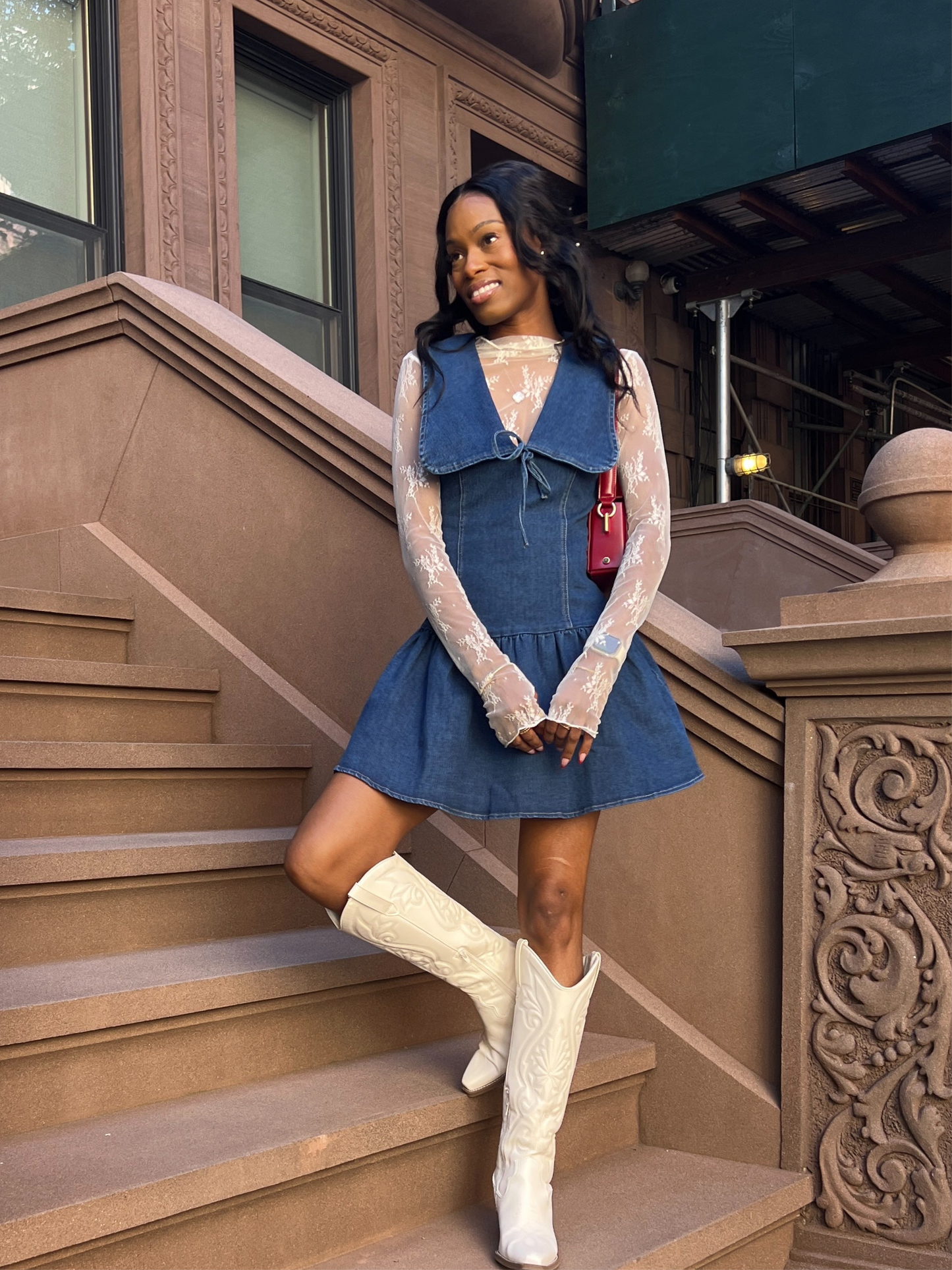 Sunday Stroll Denim Dress