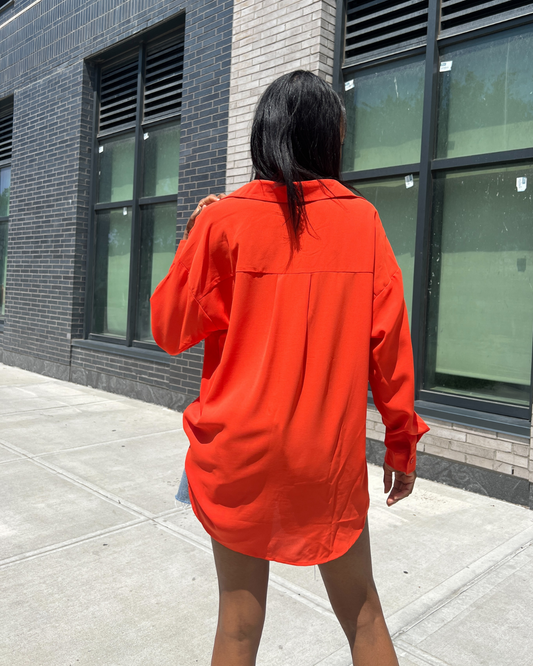 oversized button up shirt