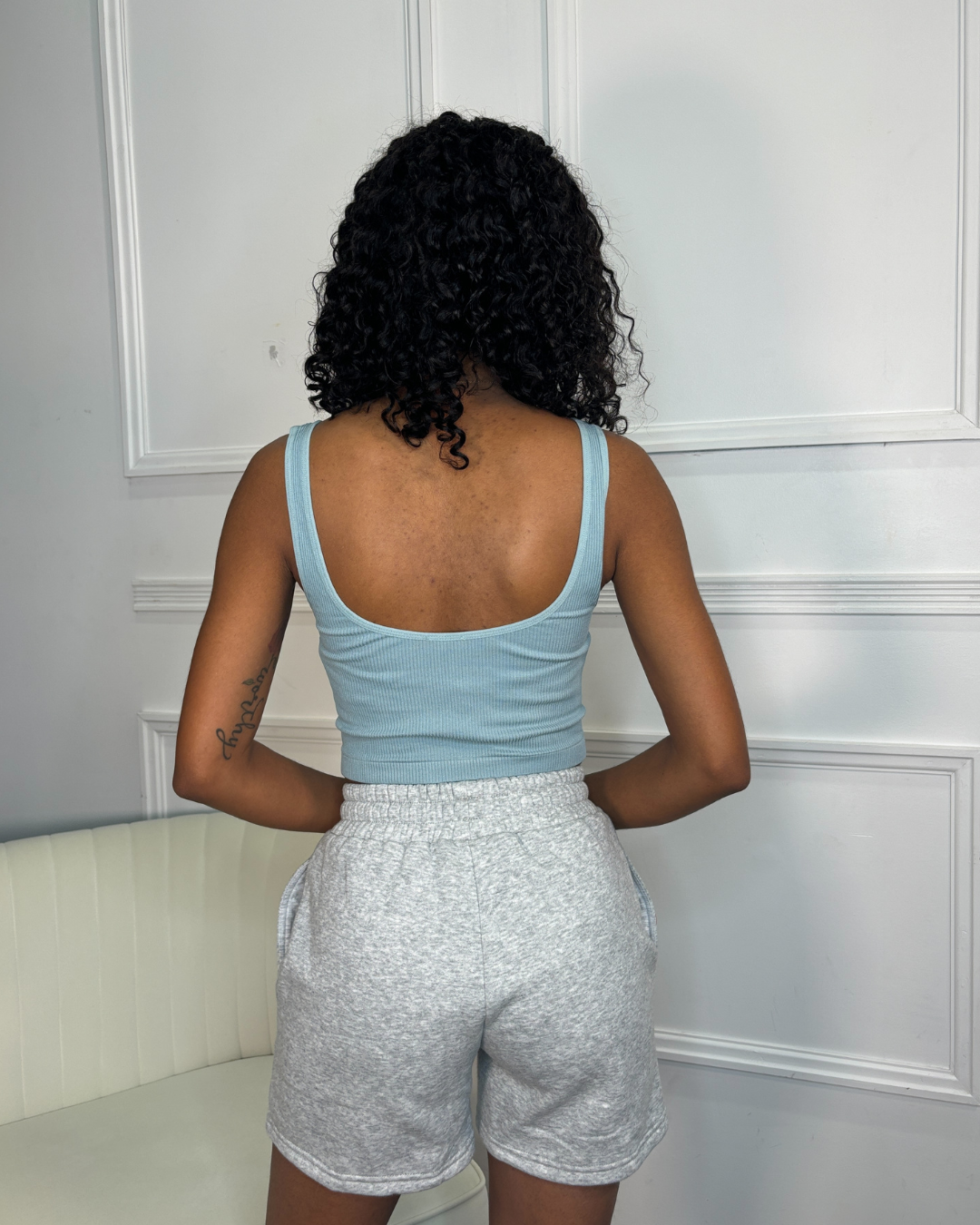 cropped tank top
