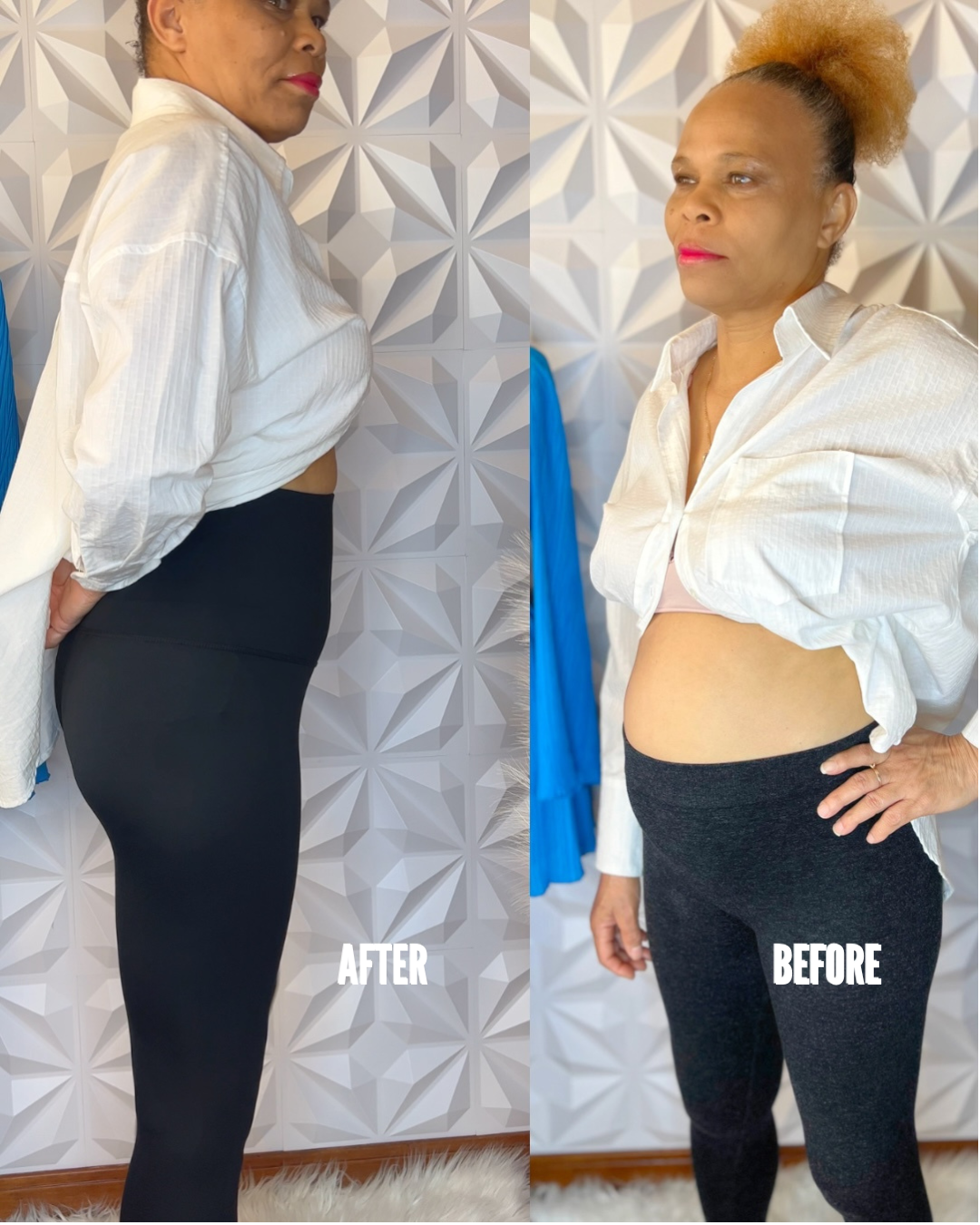 Faja Tummy Control Leggings Pockets