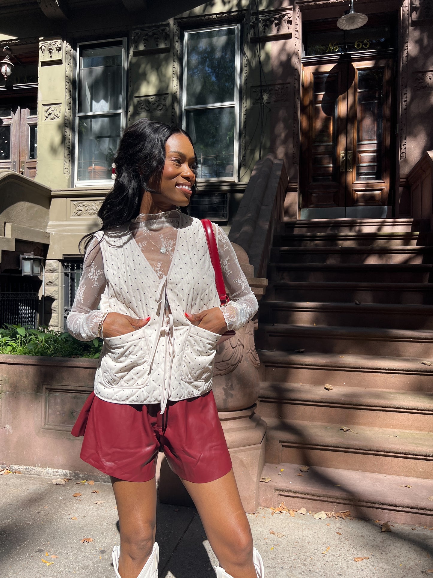 Darling Polka Dot Vest
