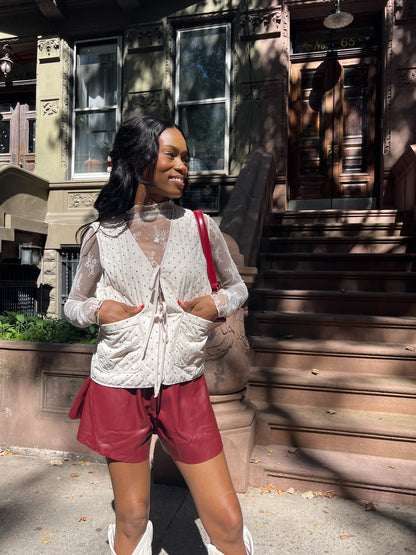 Darling Polka Dot Vest