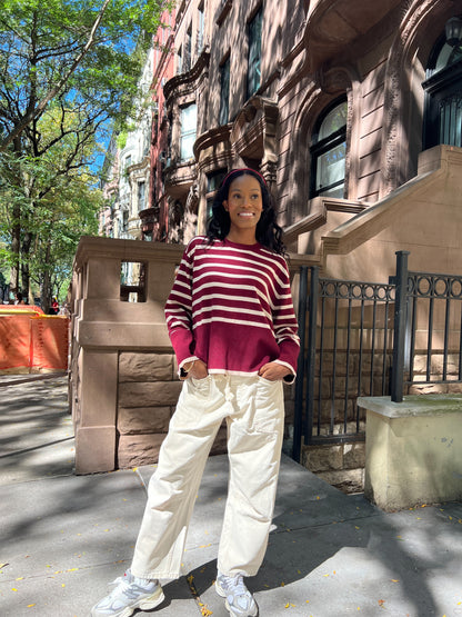 Cafe Striped Sweater