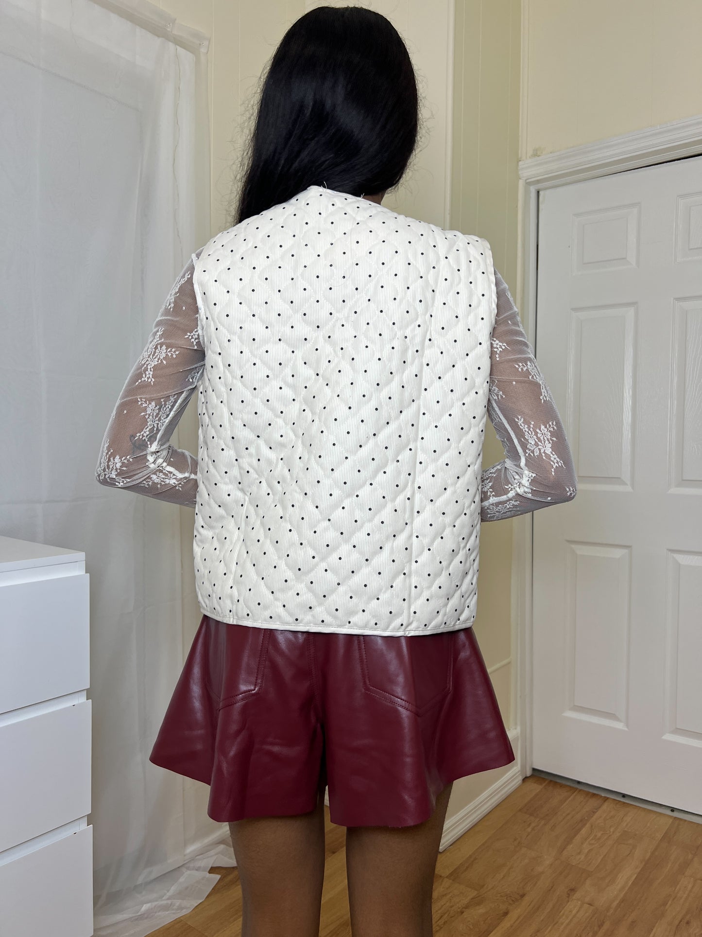 Darling Polka Dot Vest