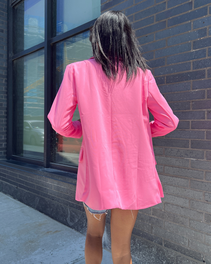 Single Breasted Oversized Blazer