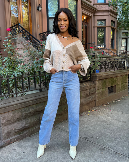 cropped cardigan