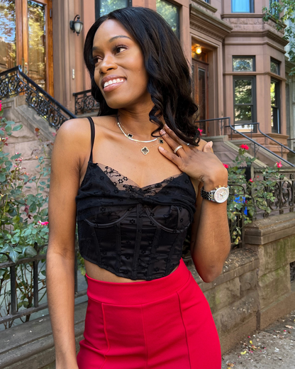 Butterfly Mesh Corset